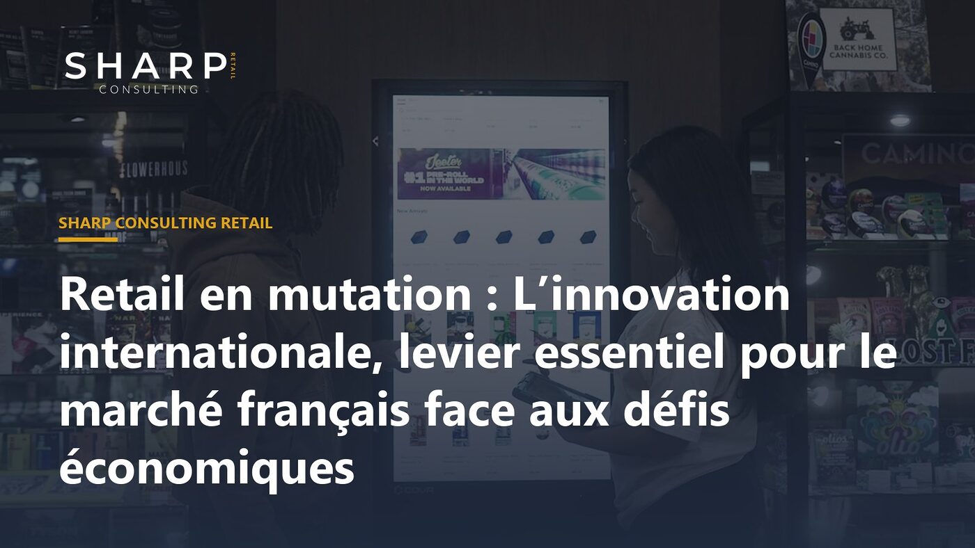 Innovation retail, pop-up store, technologie en magasin, expérience client, commerce dynamique.
