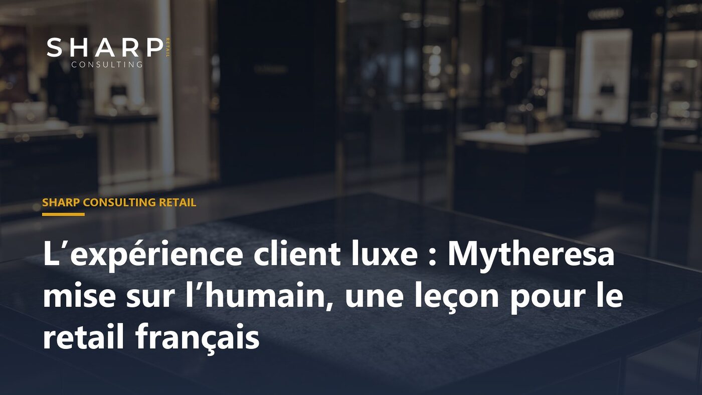 Expérience client personnalisée dans le retail de luxe, interaction humaine et digitale.